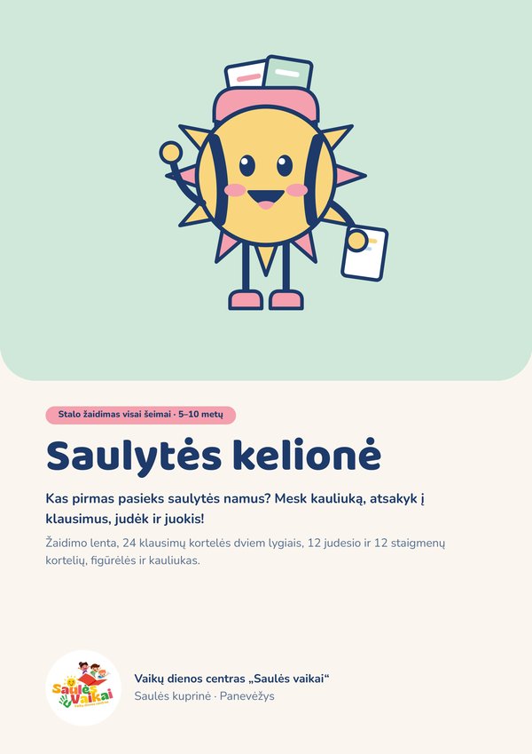 „Saulytės kelionė“ viršelis