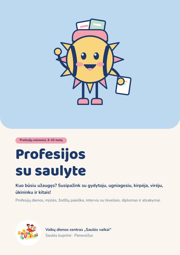 „Profesijos su saulyte“ viršelis
