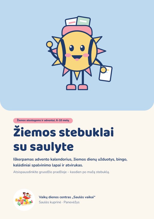 „Žiemos stebuklai su saulyte“ viršelis